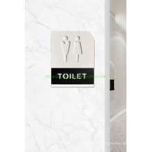 Fashion Design Acrylic Toilet Door Plaque